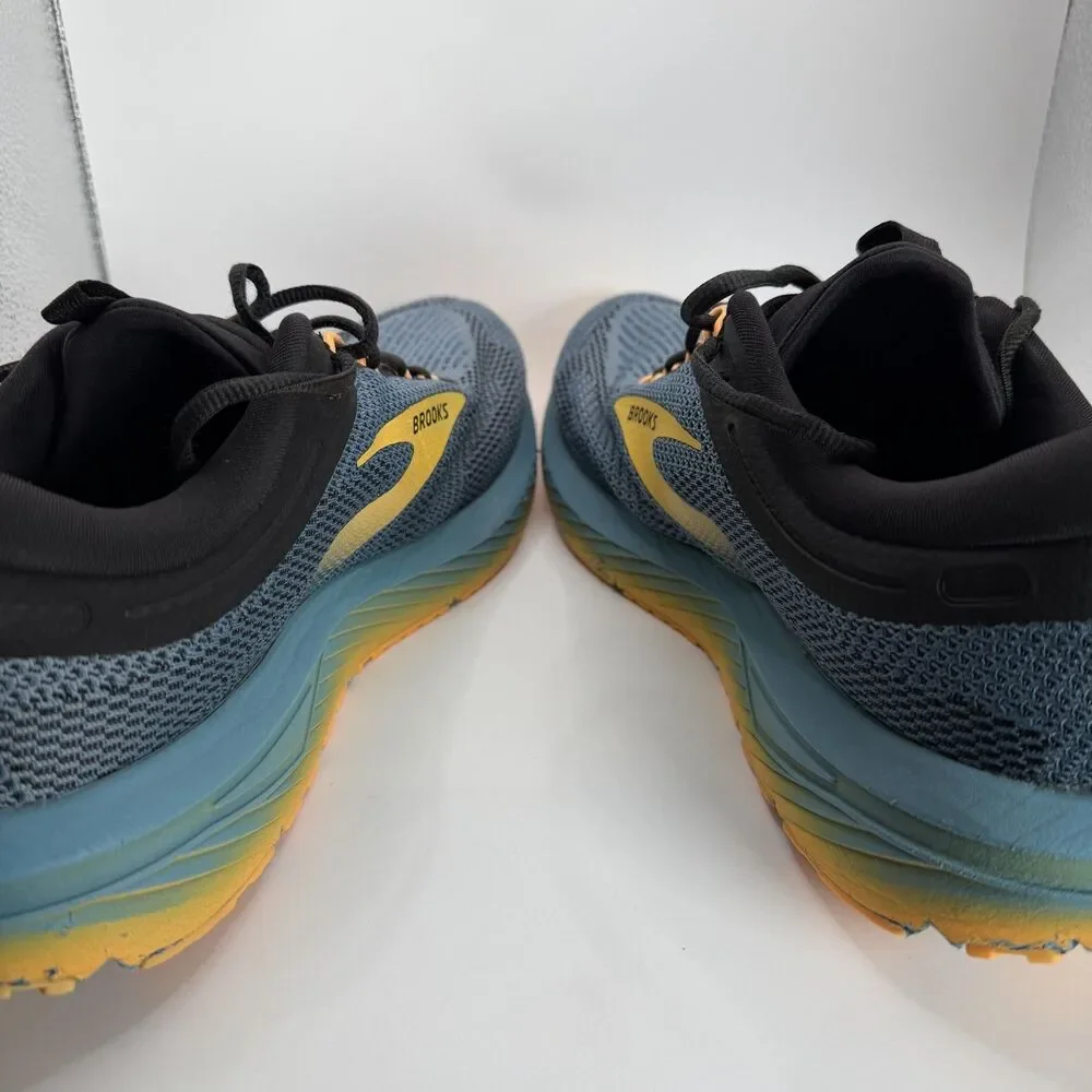 Brooks Revel 7 Shoes Mens Size 13 D Blue Yellow Running Cushioned Trainer‎ Brooks Revel 7 [1104351D484] Men Running Shoes Storm Blue  main image 2